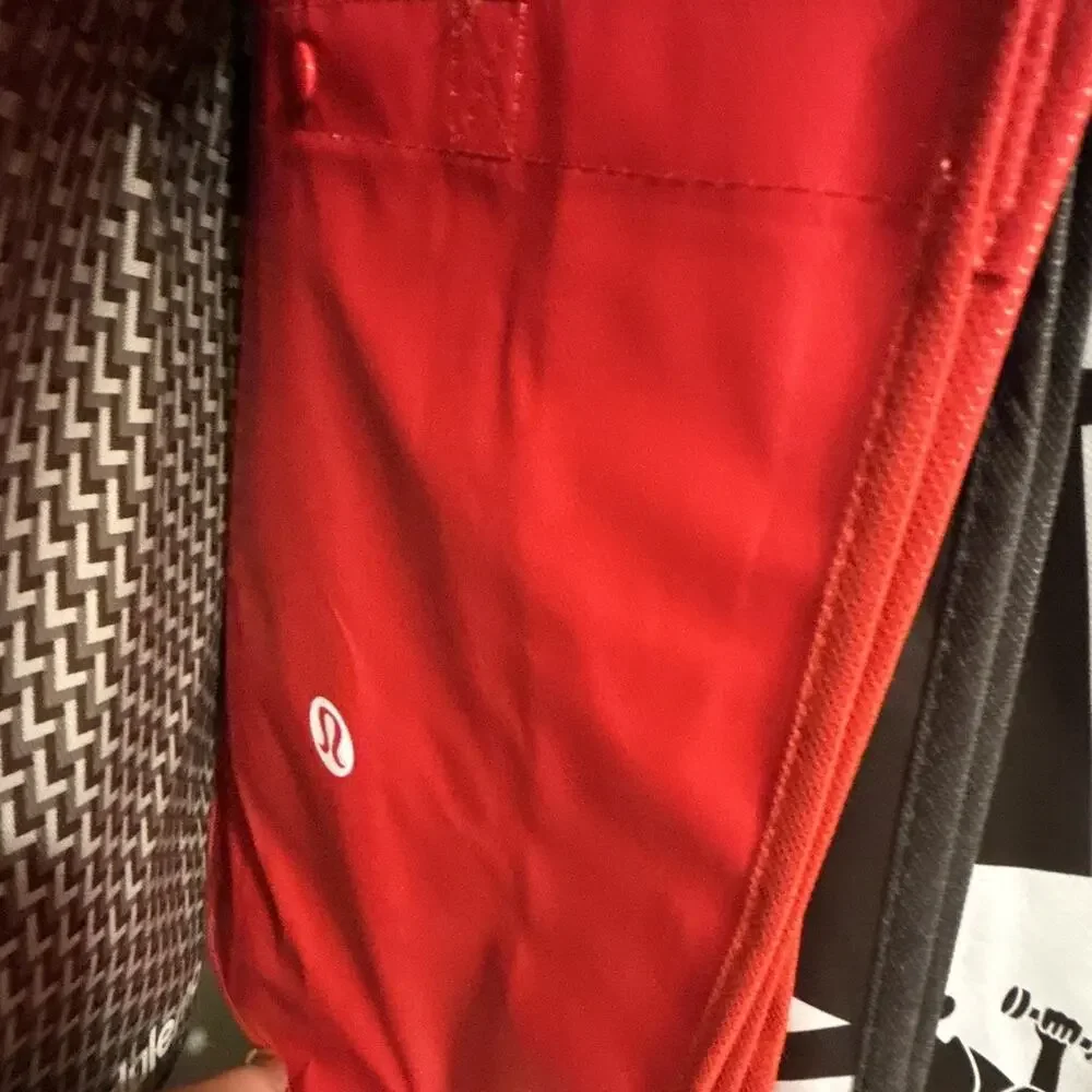 5Pack- Lululemon Foldable Plastic Reusable Shopping Bags- Pack of 5!